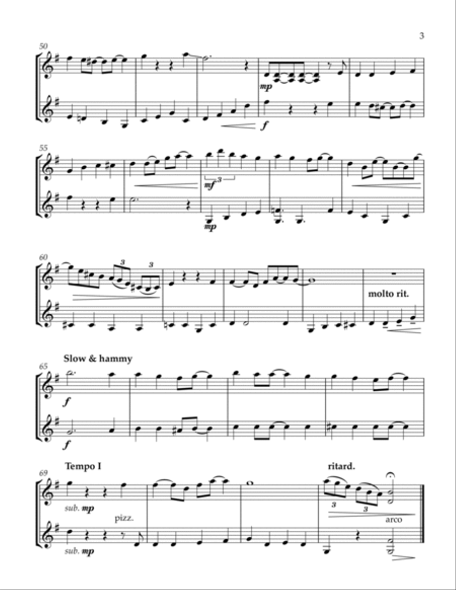 L-o-v-e L-o-v-e String Duet scores gallery preview page 4