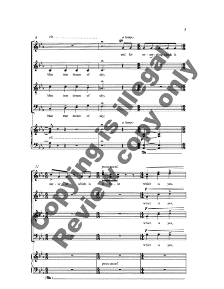 I Thank You God (SATB) SSATB scores gallery preview page 5