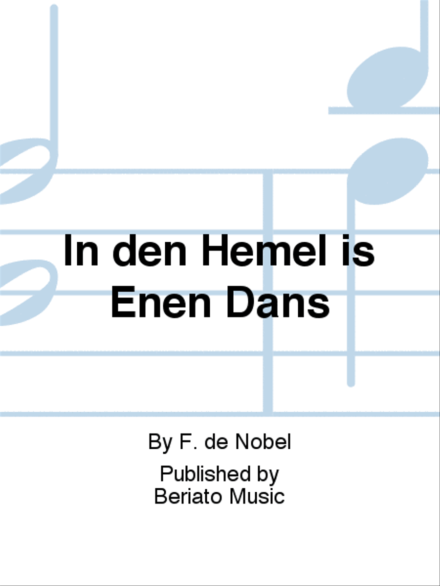In den Hemel is Enen Dans Mixed Choir scores gallery preview page 1