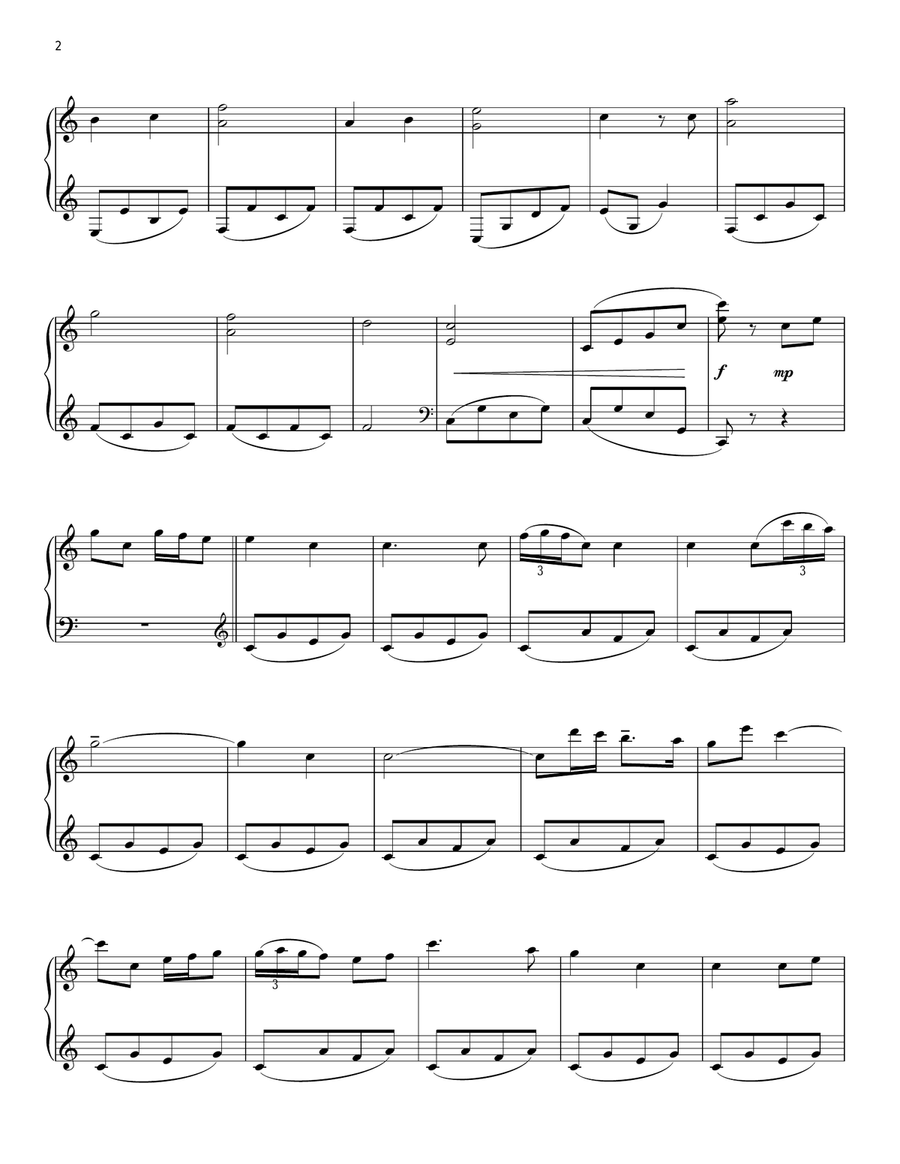 The Park On Piano (from Finding Neverland) Piano Solo scores gallery preview page 2