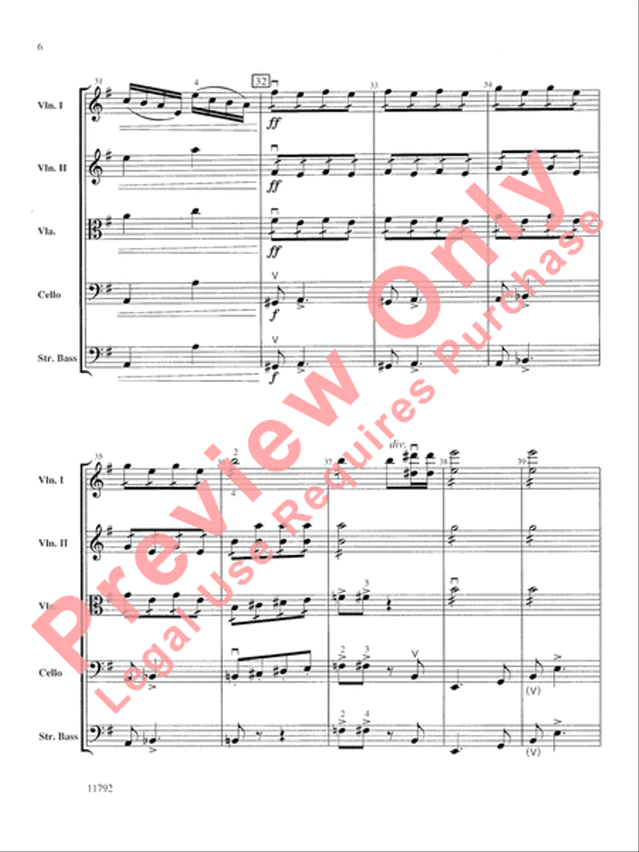 Symphony No. 9 Symphony No. 9 String Orchestra scores gallery preview page 7