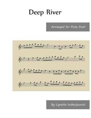 Book cover for Deep River - Flute Duet