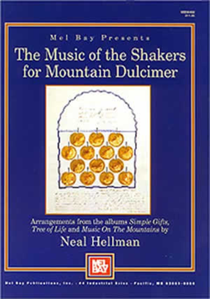 Book cover for The Music of the Shakers for Mountain Dulcimer