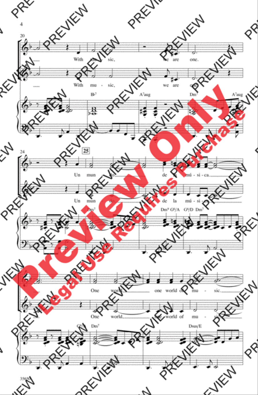 Con la Música Women's Choir scores gallery preview page 4