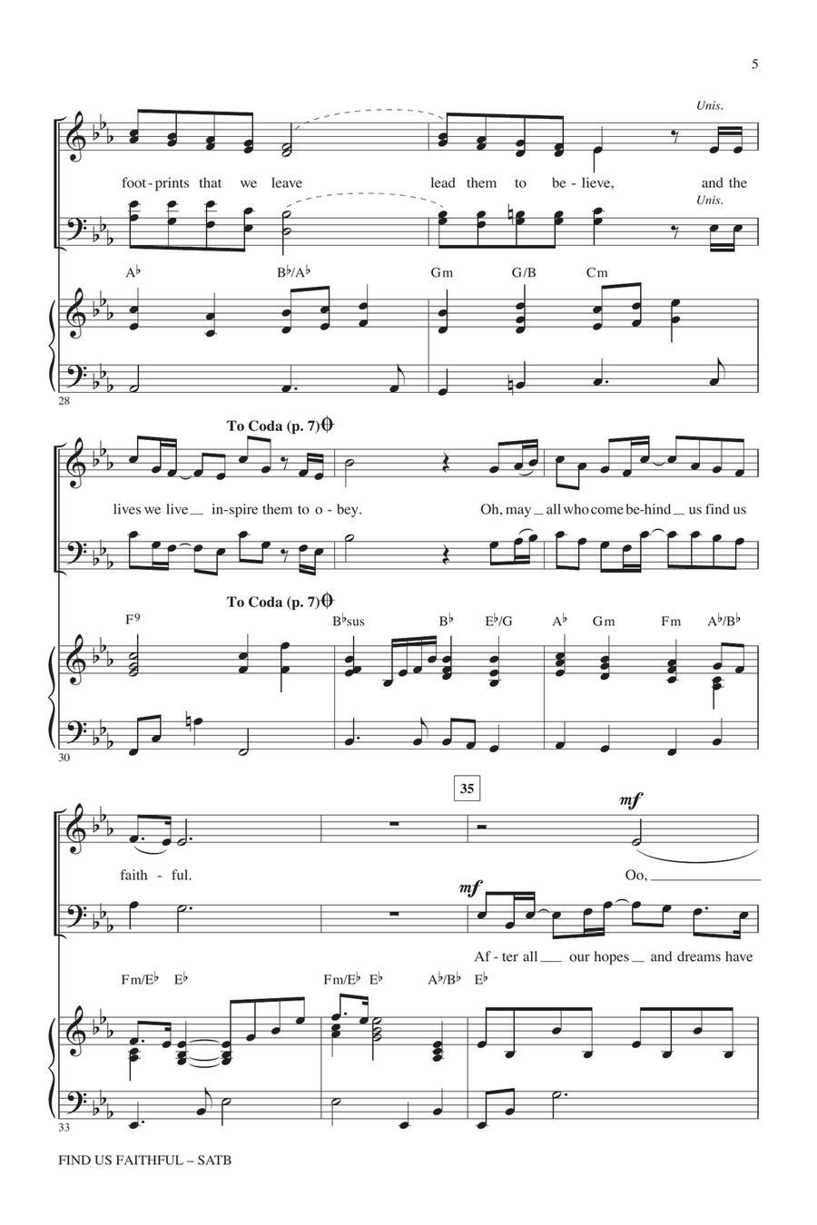 Find Us Faithful 4-Part scores gallery preview page 4