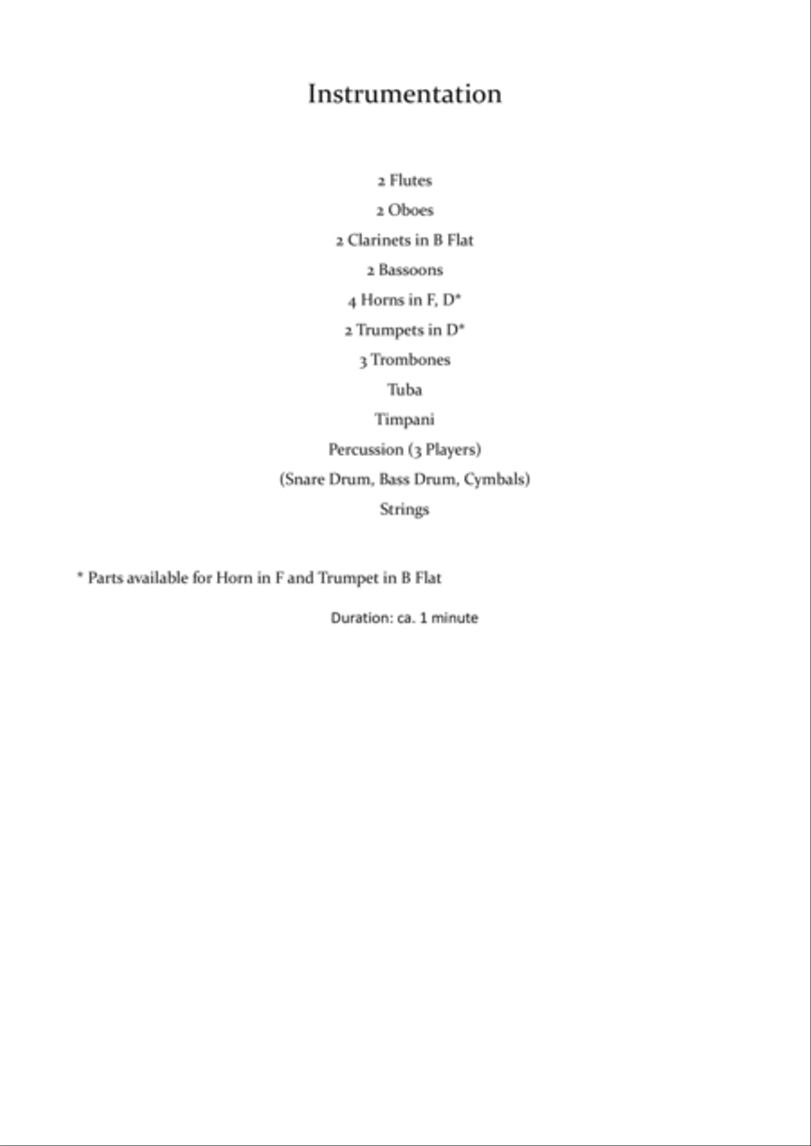 Hatikvah (Israeli National Anthem) for Orchestra (arr. Lee), Full Score Full Orchestra scores gallery preview page 4