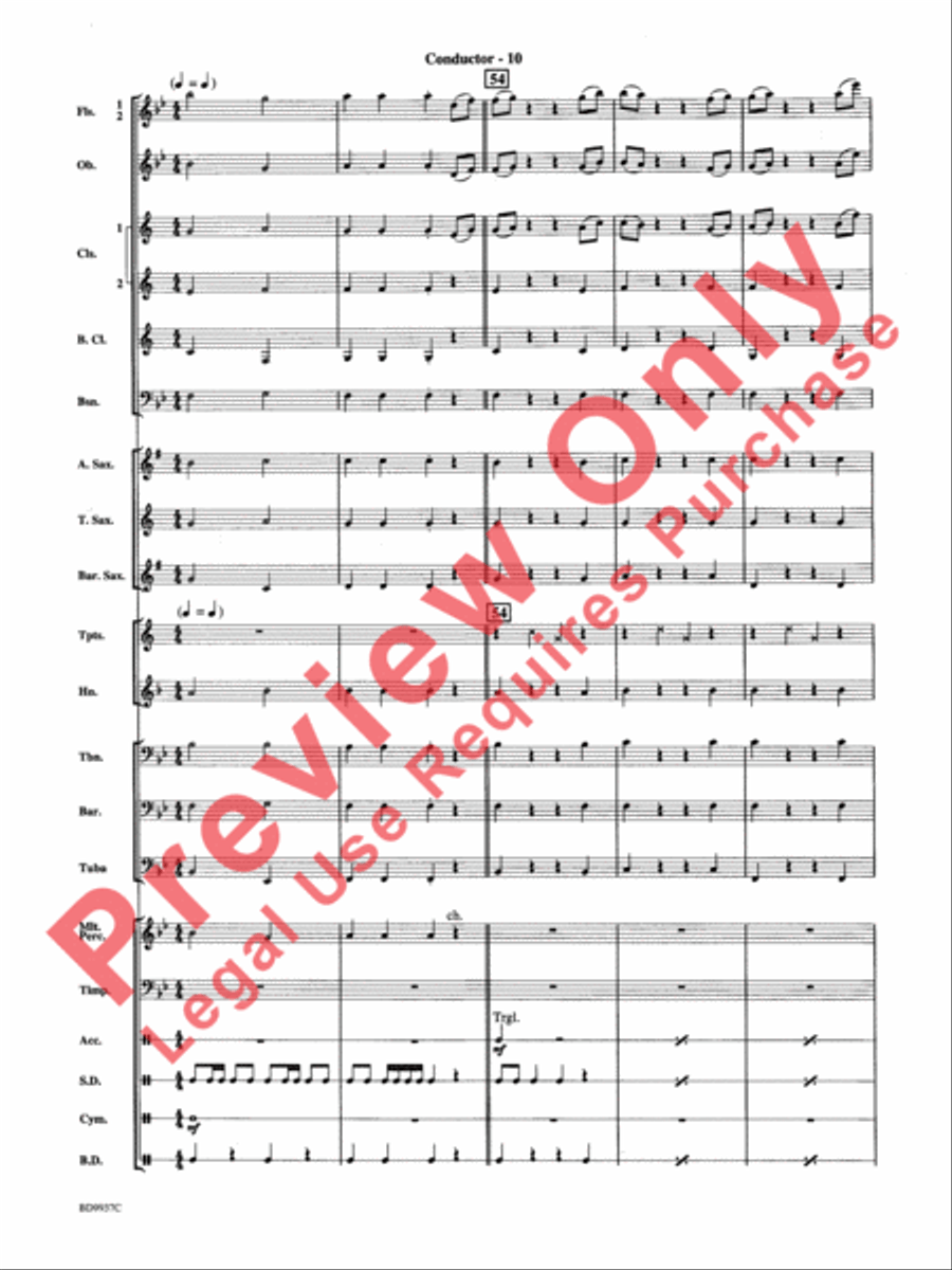 Mouthpiece Mania Concert Band scores gallery preview page 13