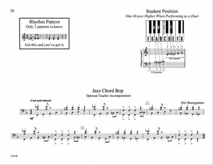 Teaching Little Fingers to Play Jazz and Rock – Book/CD image number null