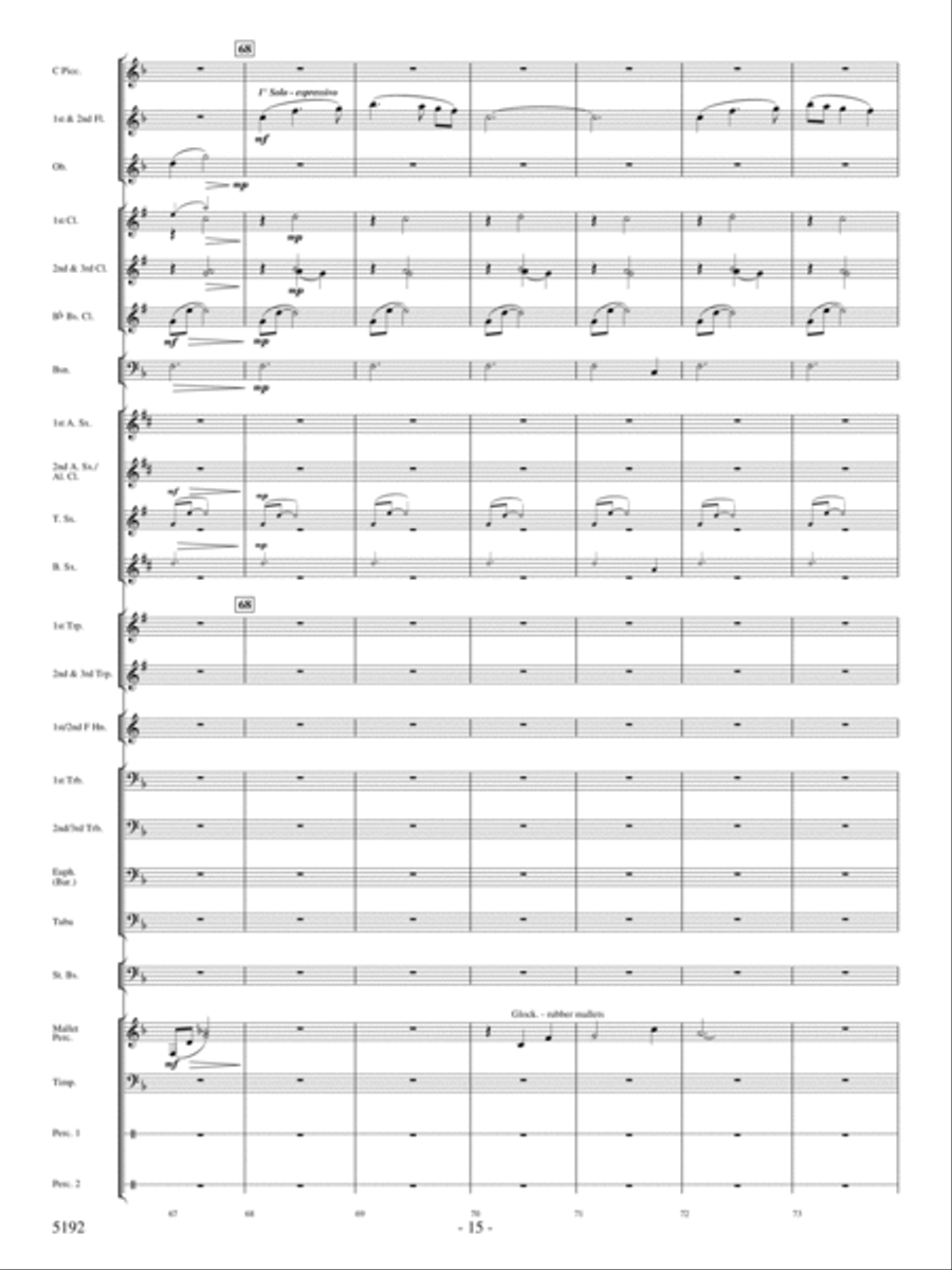Main Street Celebration Concert Band scores gallery preview page 14
