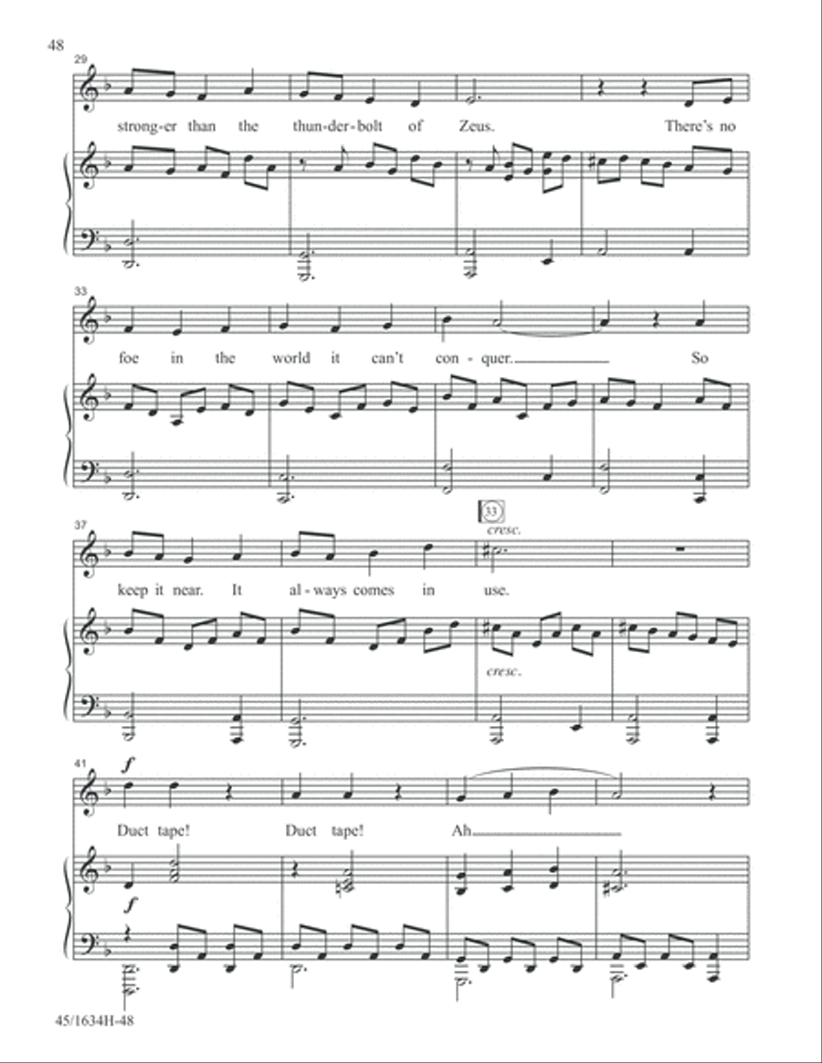 Together Together Unison Choir scores gallery preview page 48