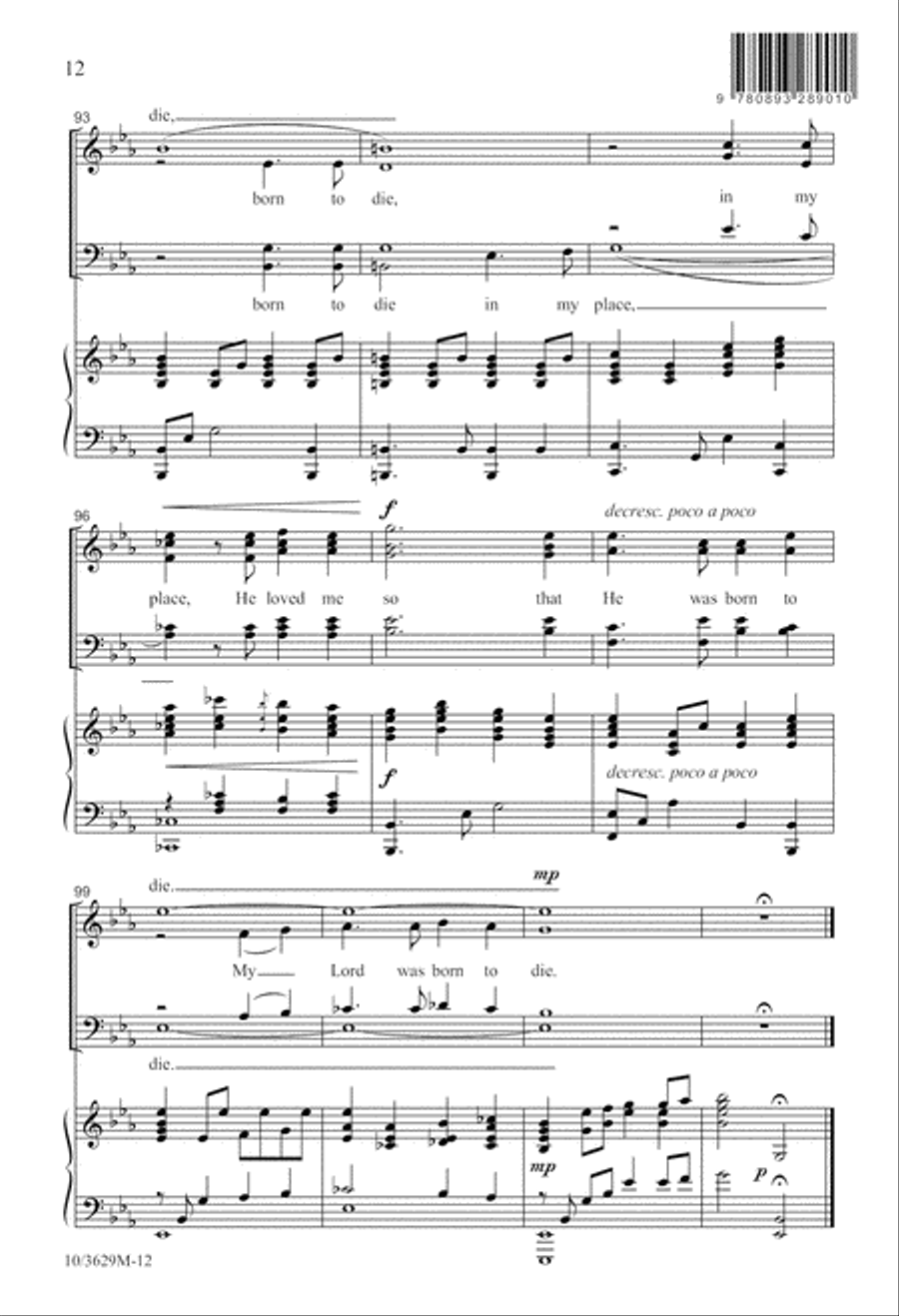 He Was Born to Die 4-Part scores gallery preview page 12
