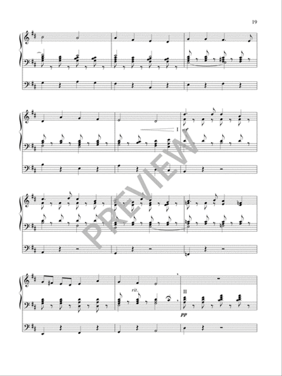 Six Organ Preludes on Hymntunes by Marty Haugen, Jeremy Young, and Skinner Chavez-Melo Organ scores gallery preview page 21