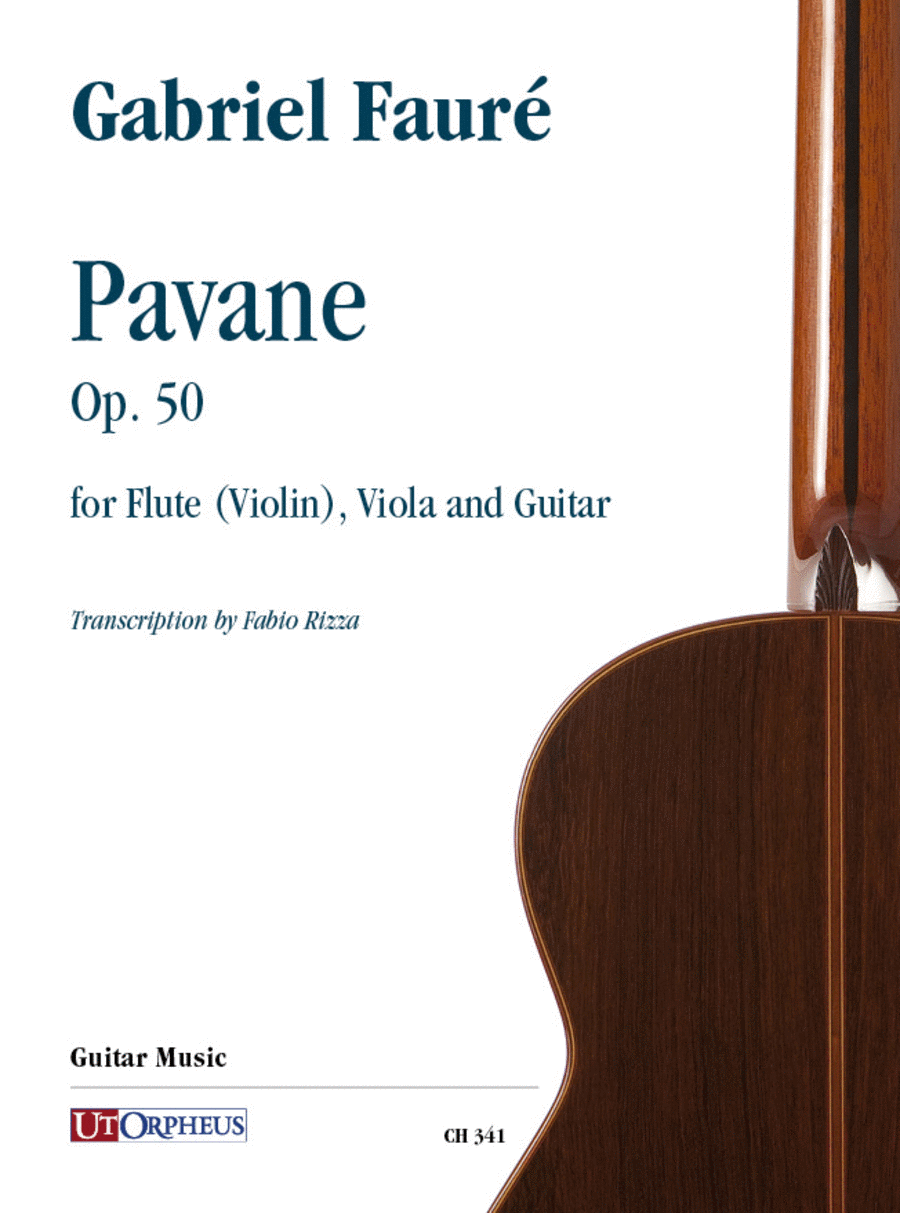 Pavane Op. 50 for Flute (Violin), Viola and Guitar String Orchestra scores gallery preview page 1