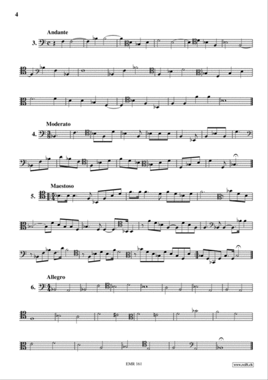 Studies in all Clefs Trombone Solo scores gallery preview page 4