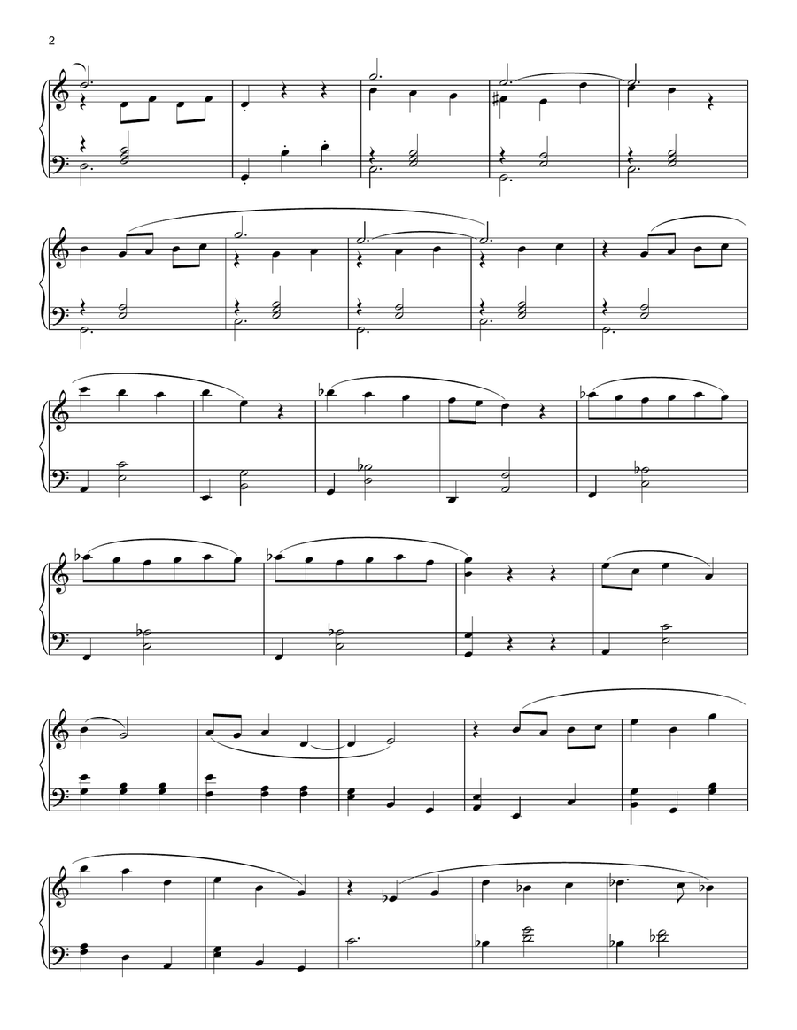 The Beach (from the Motion Picture Little Women) Piano Solo scores gallery preview page 2