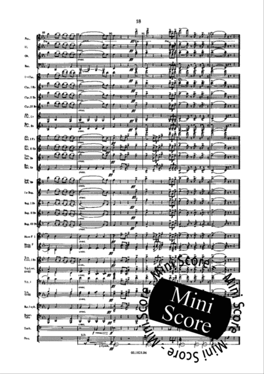 Marche Nuptiale Concert Band scores gallery preview page 20