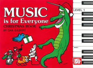 Book cover for Music is for Everyone Christmas Book Level 1
