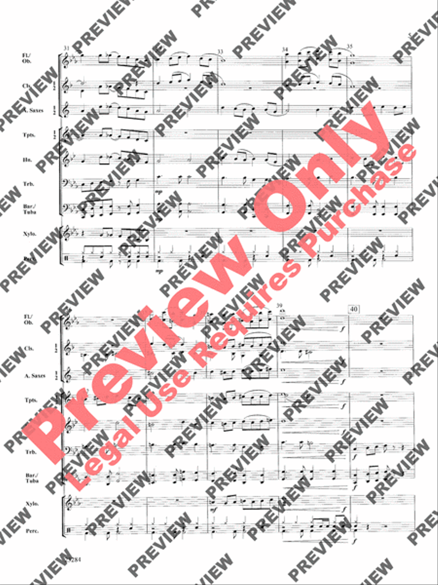 Rock Quest Concert Band scores gallery preview page 6