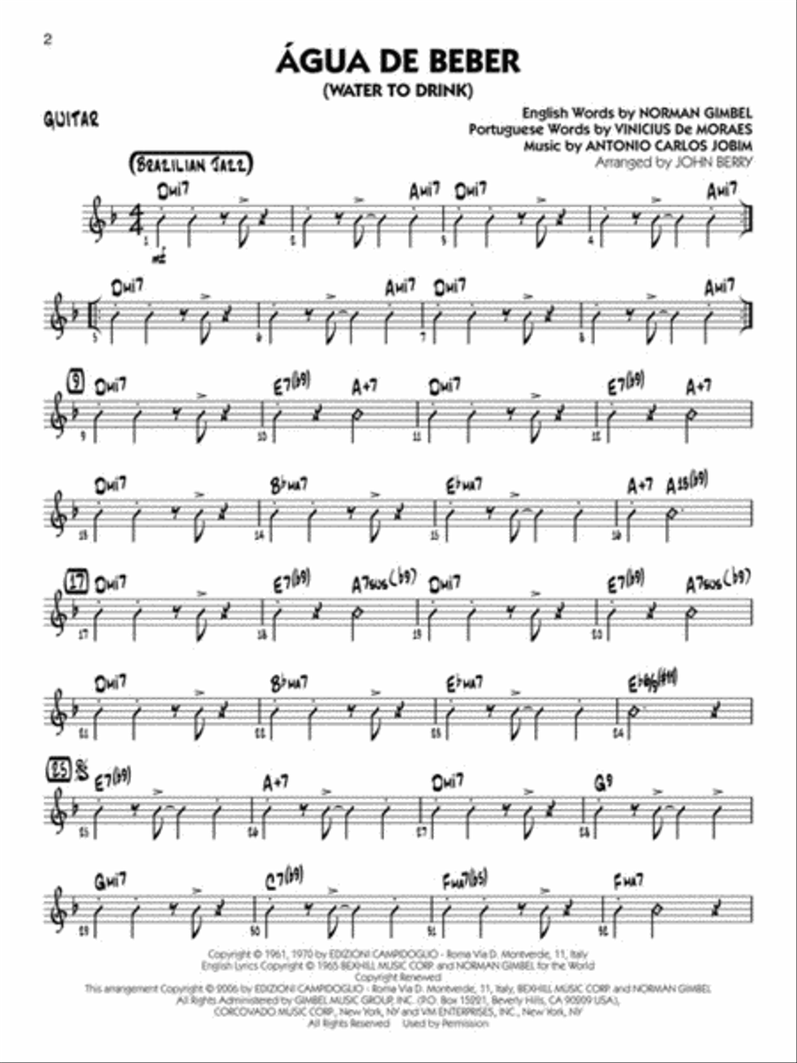 Latin - Guitar Big Band scores gallery preview page 3