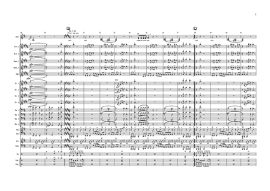 Bedroom Eyes Saxophone scores gallery preview page 3
