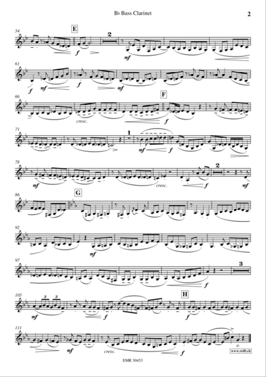 The Crave Bass Clarinet scores gallery preview page 3