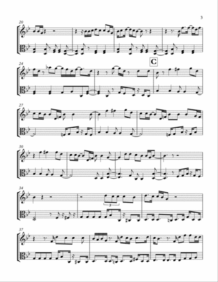 You Are The Best Thing String Duet scores gallery preview page 3