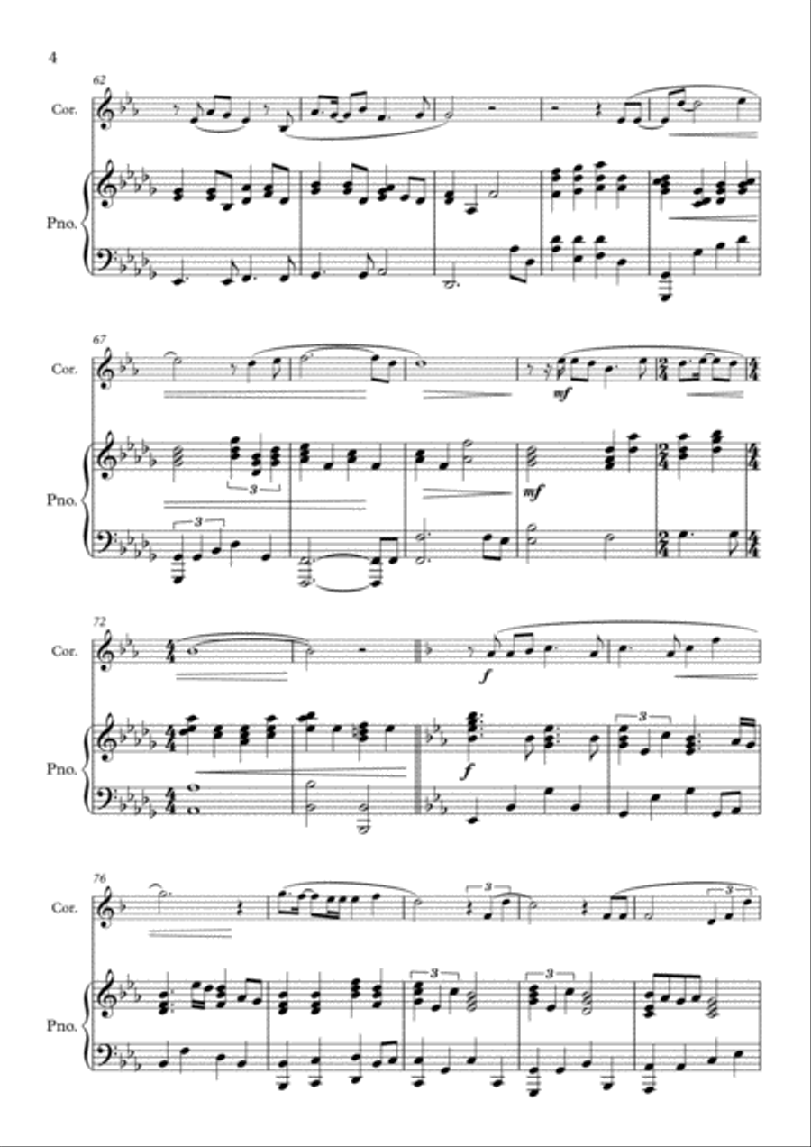 My House Trumpet Solo scores gallery preview page 4
