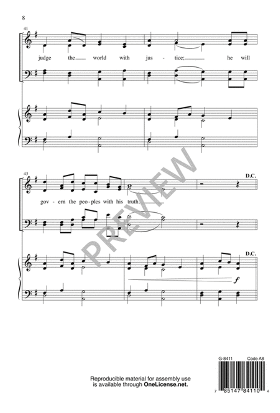 Today Is Born Our Savior 4-Part scores gallery preview page 9