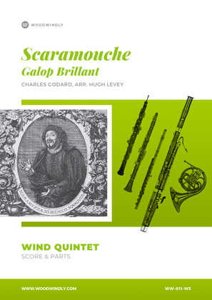 Book cover for Scaramouche - Galop Brillant - for Wind Quintet