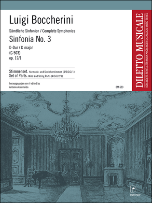 Sinfonia Nr. 3 D-Dur op. 12 / 1