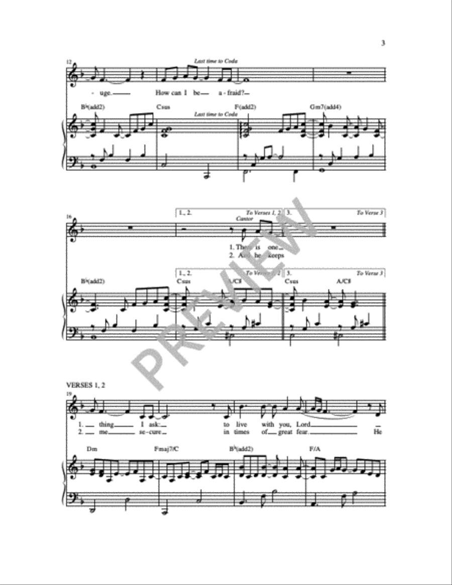 The Lord is My Light The Lord is My Light Unison Choir scores gallery preview page 8