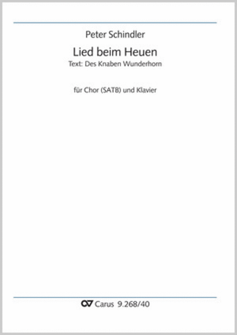 Lied beim Heuen 4-Part scores gallery preview page 1