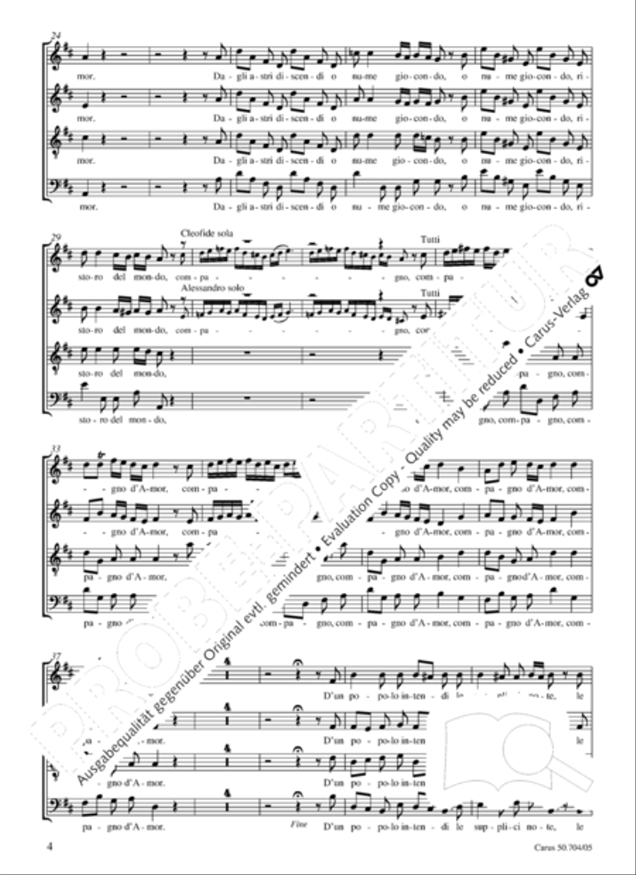 Cleofide Choir scores gallery preview page 4