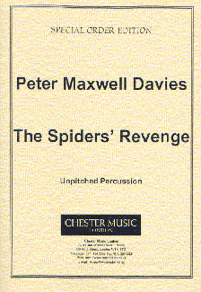 The Spiders' Revenge - Unpitched Percussion