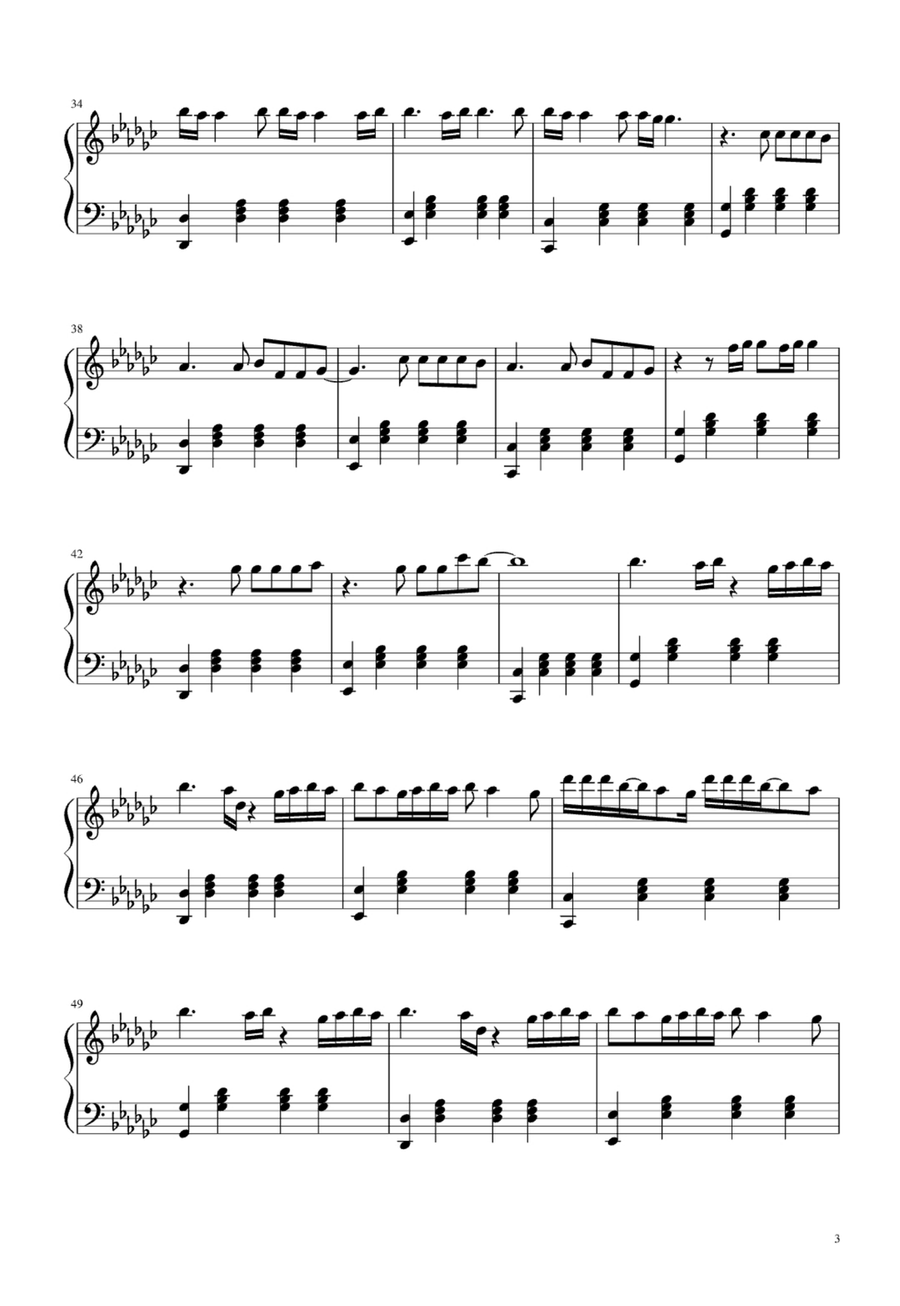 Feel The Light Easy Piano scores gallery preview page 3