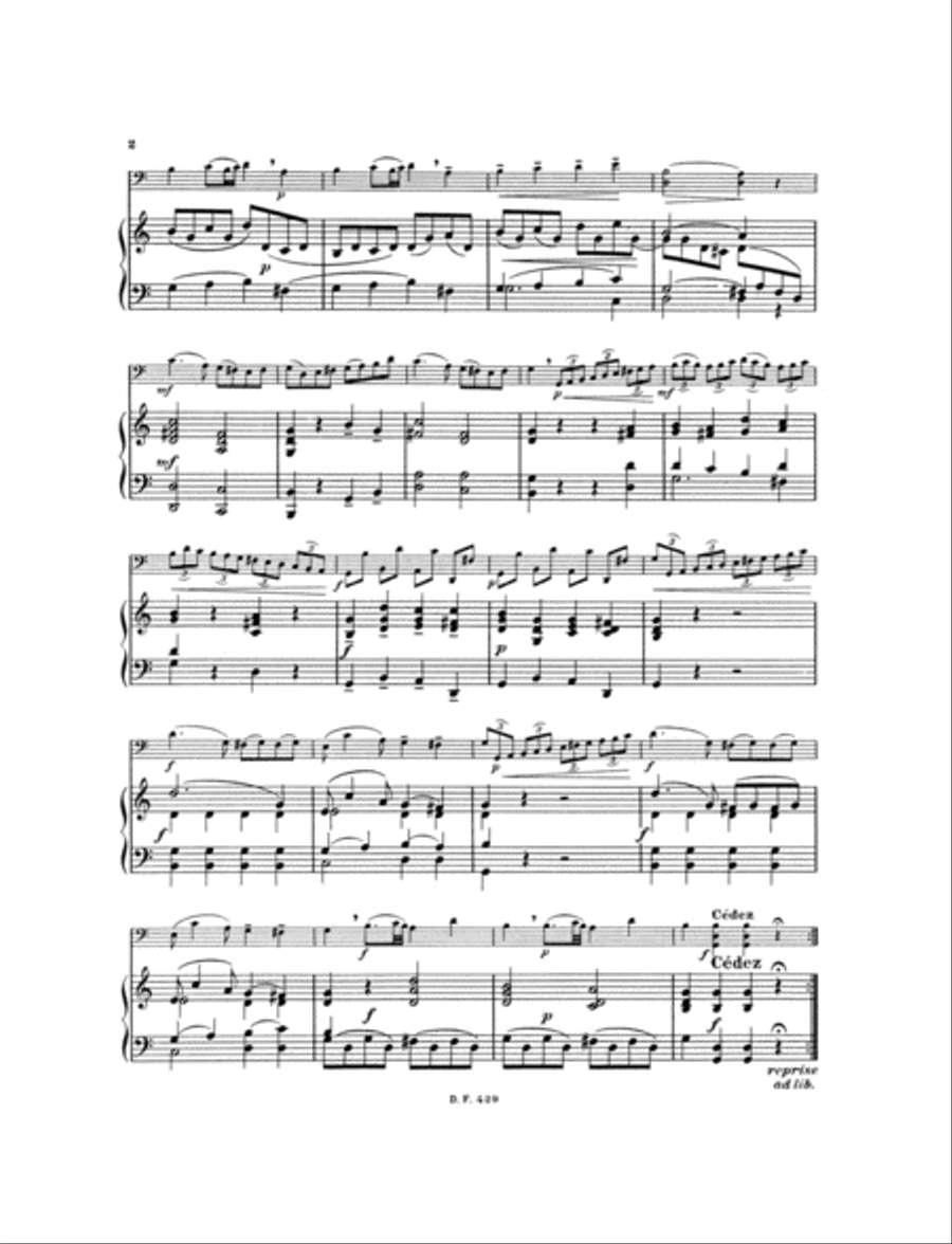 Concertino No. 2 en Ut maj. Piano Accompaniment scores gallery preview page 3