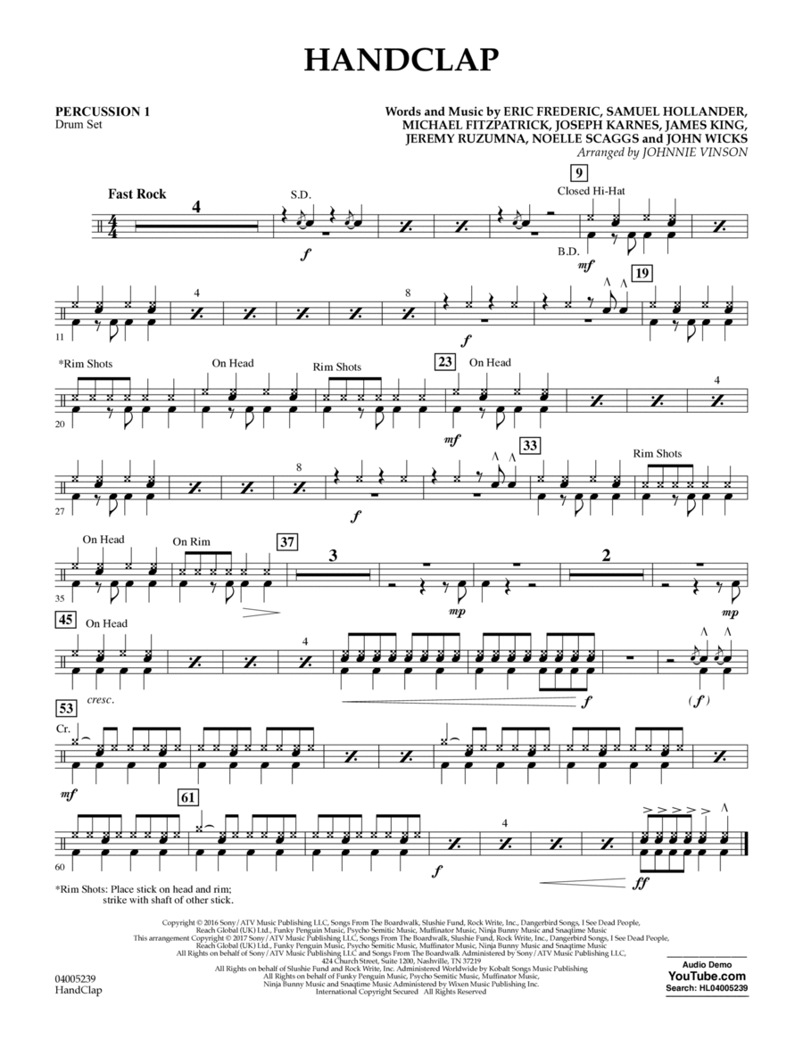Handclap music top