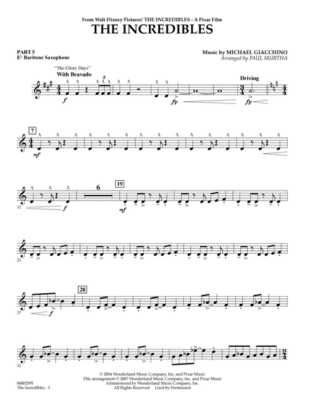 The Incredibles - Pt.5 - Eb Baritone Saxophone