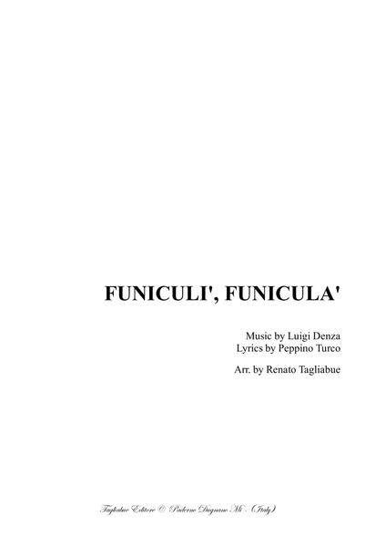 FUNICULI', FUNICULA' - Neapolitan folk song - For SATB Choir image number null