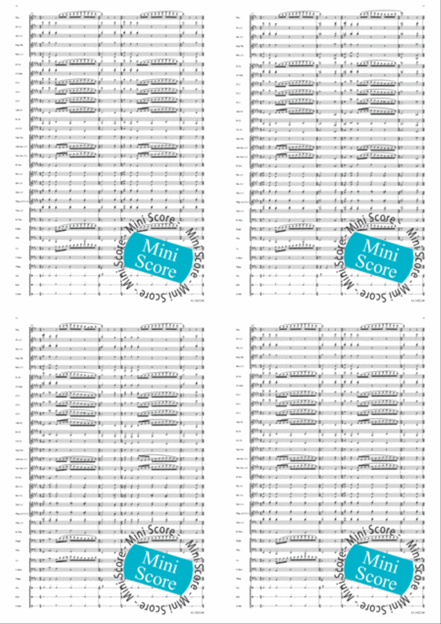 Voyevoda Overture Concert Band scores gallery preview page 14