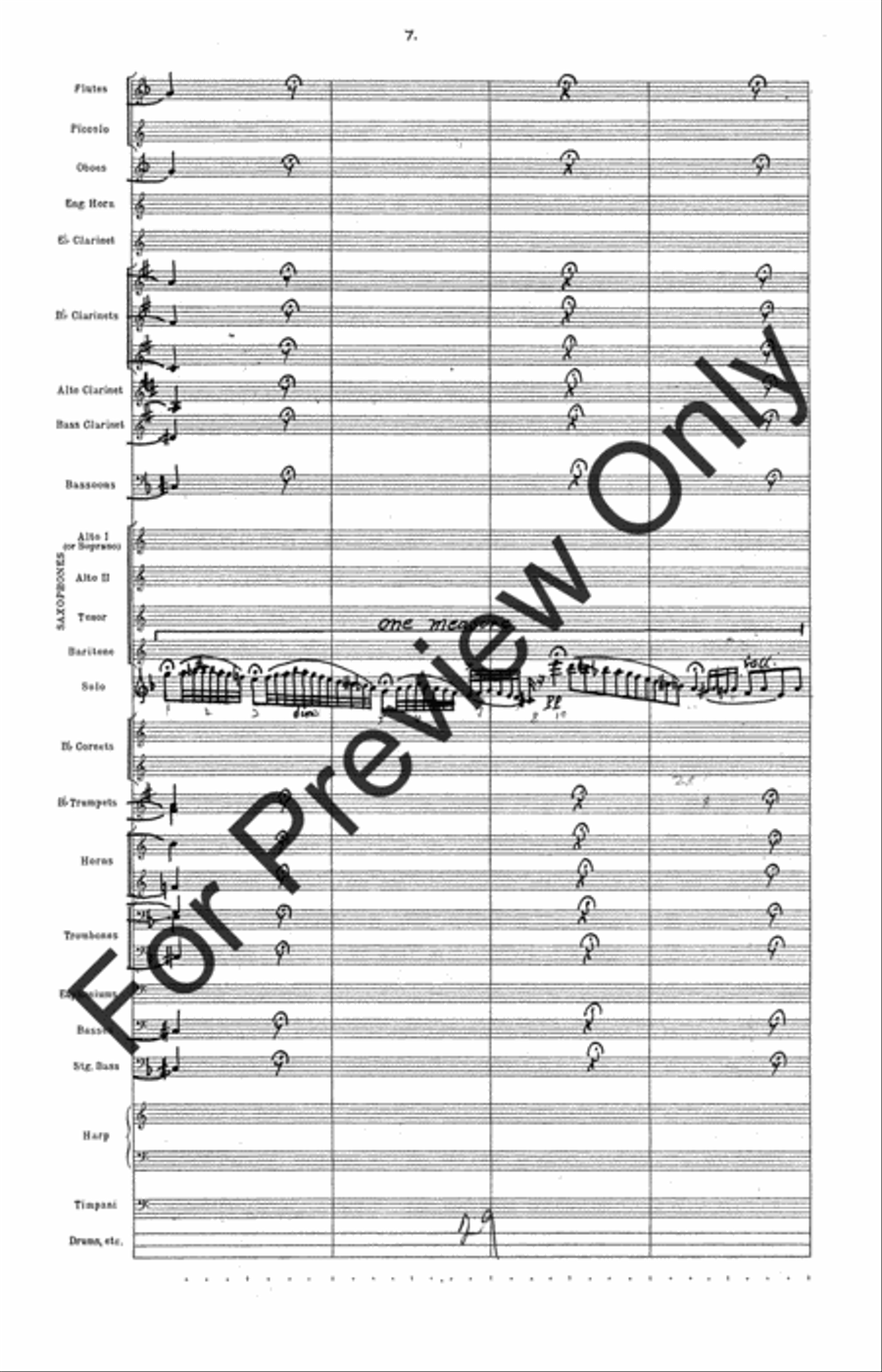 Fantasie Pastoral Hongroise (Score) Concert Band scores gallery preview page 12