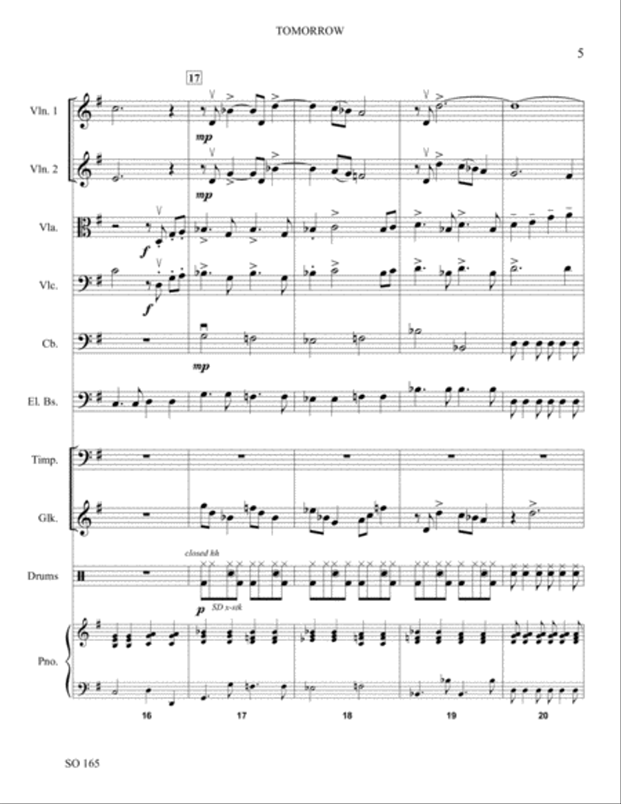 Tomorrow String Orchestra scores gallery preview page 5