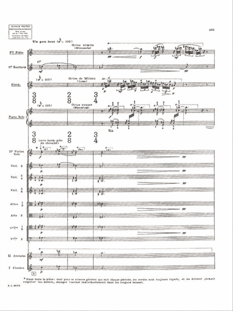 From The Canyons To The Stars (part 3), For Solo Piano, Horn, Xylori Horn scores gallery preview page 2