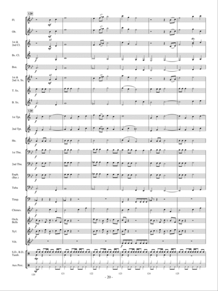 Andromeda Concert Band scores gallery preview page 19
