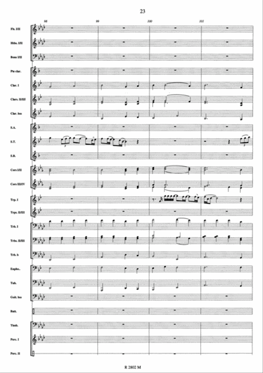 Johnny Hallyday Concert Band scores gallery preview page 19