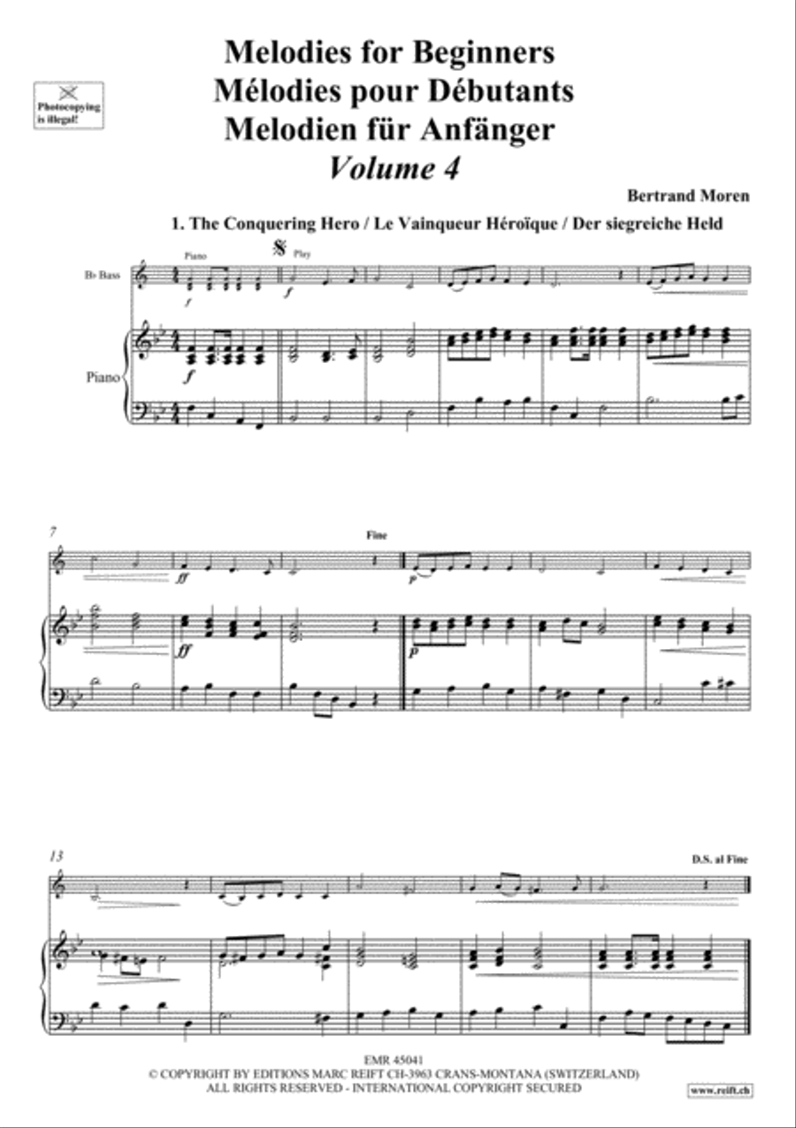 Melodies for Beginners Volume 4 Piano Accompaniment scores gallery preview page 6