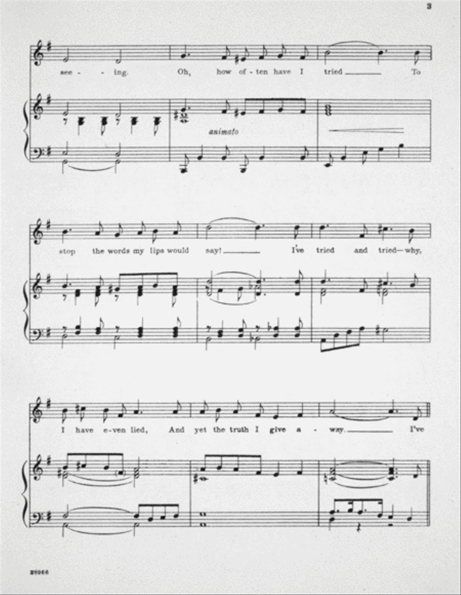 I've Told My Love Voice scores gallery preview page 3