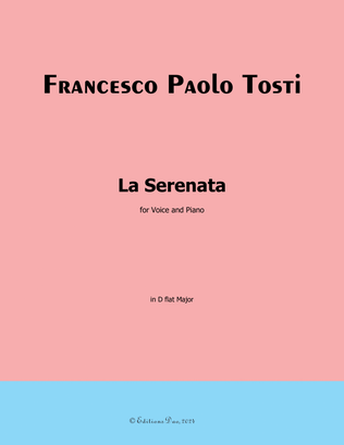 La Serenata, by Tosti, in D flat Major