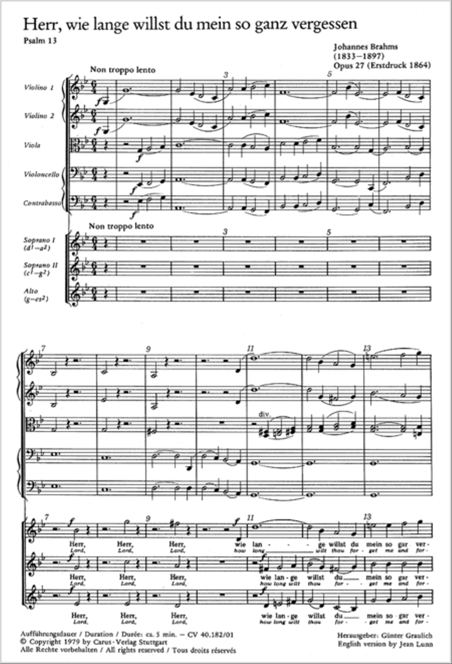 Psalm 13 SSA scores gallery preview page 2