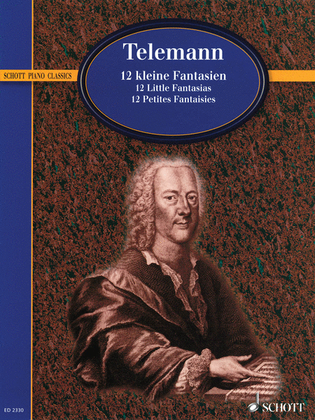 Book cover for Telemann - 12 Little Fantasias